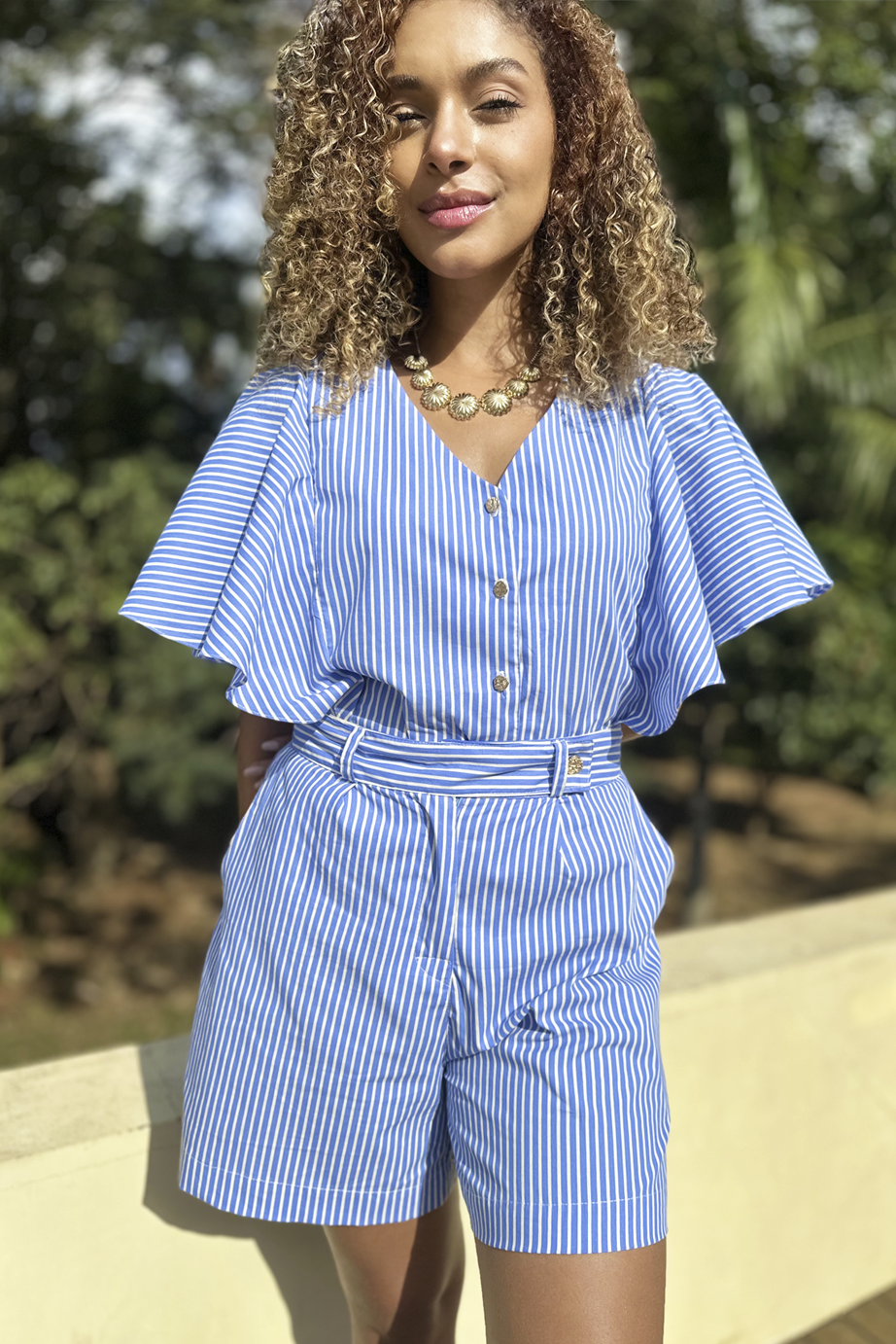 Blusa Sicília Listrada