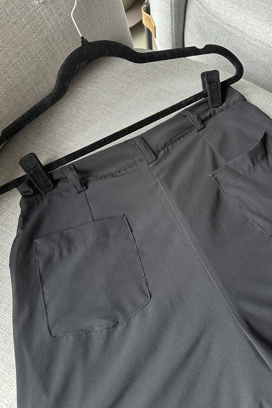 Calça pantalona alfaiataria preta