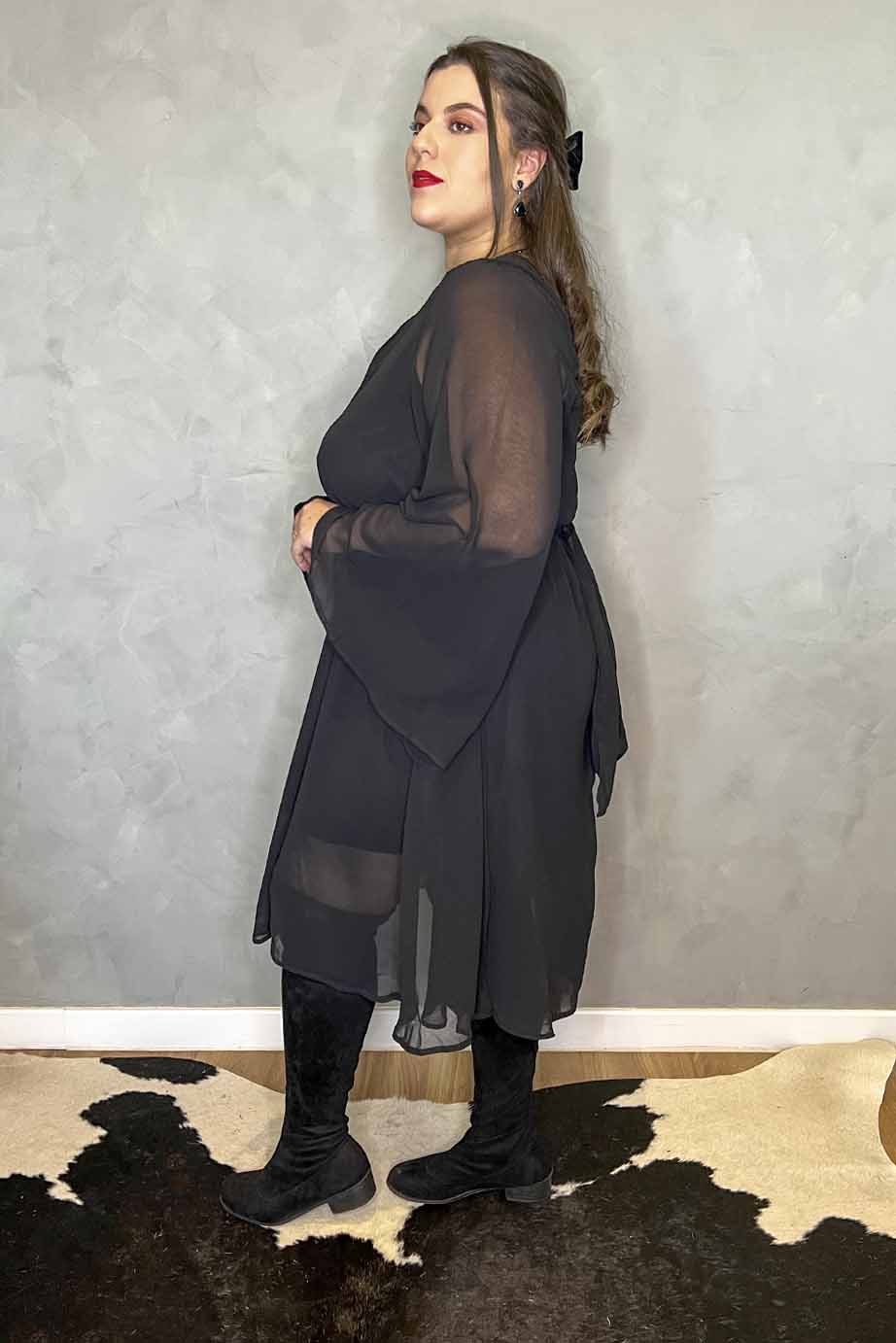 Vestido Meghan Preto
