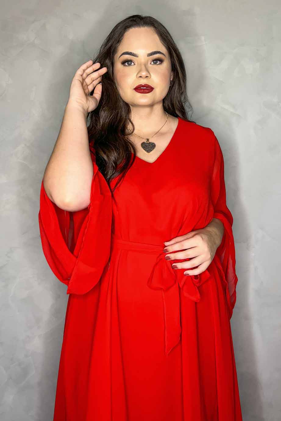 Vestido Meghan Vermelho