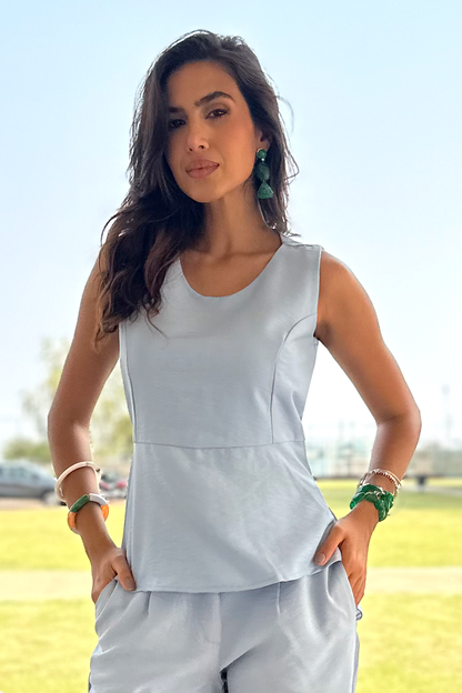 Blusa Nara Azul Céu