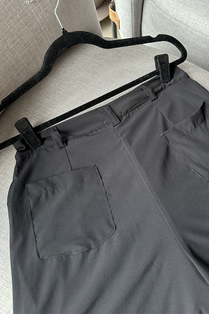 Calça pantalona alfaiataria preta