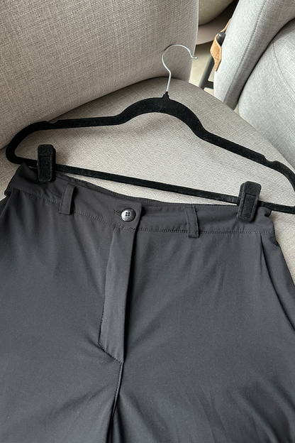 Calça pantalona alfaiataria preta