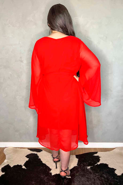 Vestido Meghan Vermelho