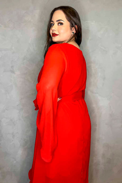 Vestido Meghan Vermelho