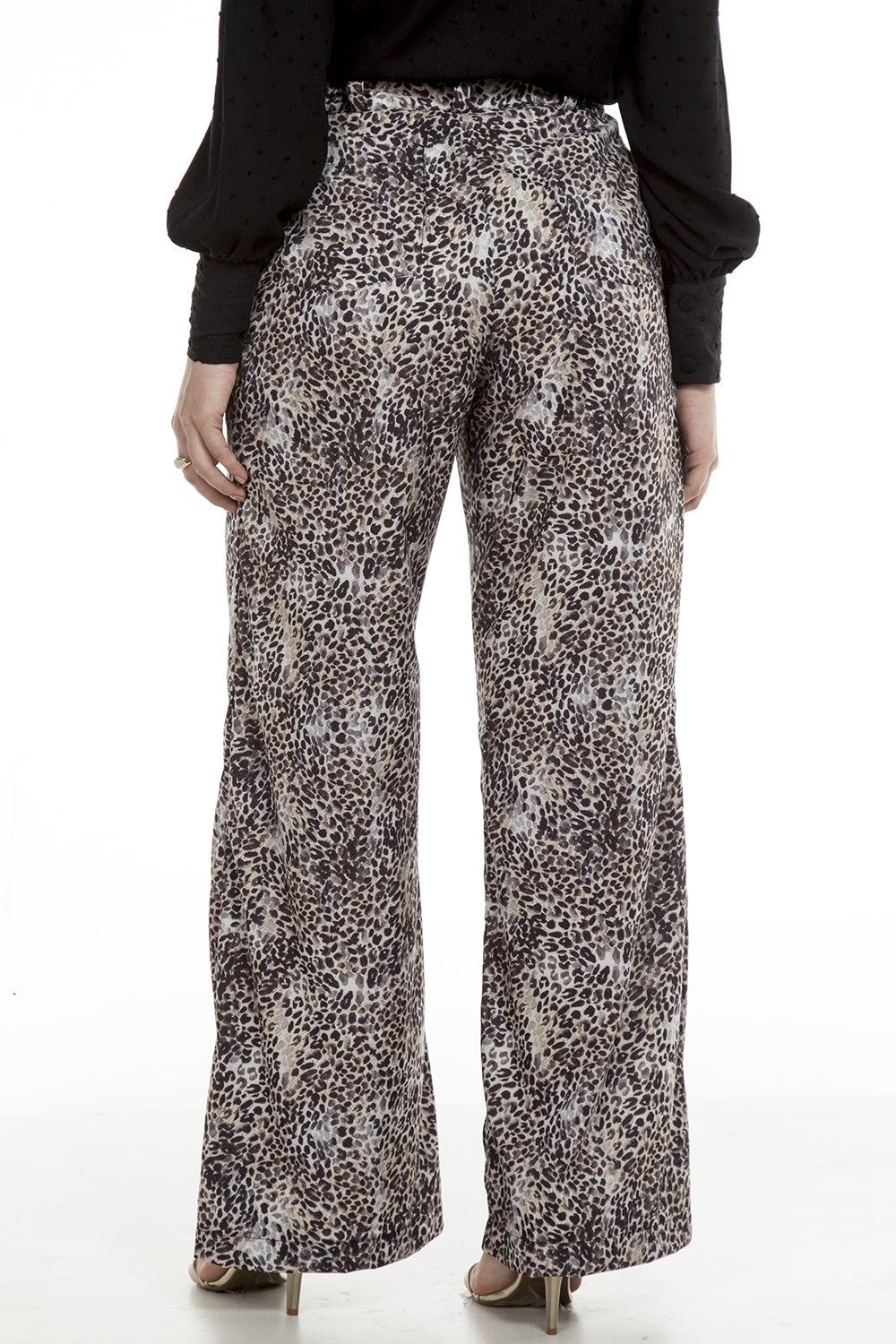 Calça pantalona Onça